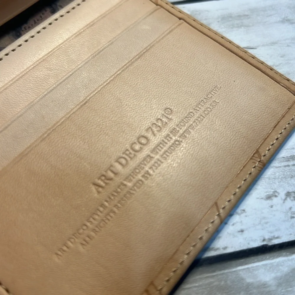 ART DECO 7321 Map Wallet